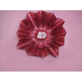 Red Fashion Plastic Fruit Dish Holder Fruit Plate