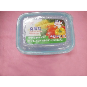 Wholesale Blue Square Plastic Preservation Box Welcomed by Housewivies