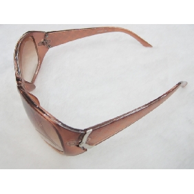 Wholesale New Design Fashion Resin Lenses Cyan Plastic Frame Lady's Sunglasses 8910