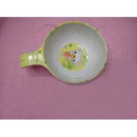 Wholesale Round with Single Earhandle Plastic Bowl for Kid