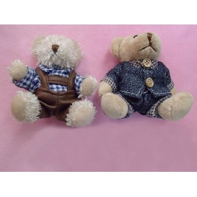 Wholesale New Cute Stuffed Plush Bear Doll With Beautiful Clothes