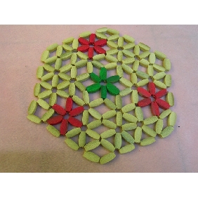 Wholesale Colorful Design Large Size High Quality Bamboo Table Mat