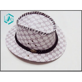 Wholesale Novel Design Beautiful Look White "8" Design Canvas Hat