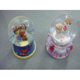 Wholesale Clear Fancy Lover Design Crystal Ball