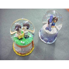 Wholesale Welcome to the Lovers' World of Glass Crystal Ball Gift