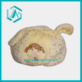 Wholesale Rabbit Style Cute Girl Design Yellow Cotton Hat