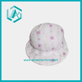 Wholesale Fashion Design Bright Color Flower Ornament Printed Cotton Hat