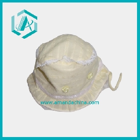 Beautiful Flower Ornament Good Texture Cotton Lace Hat