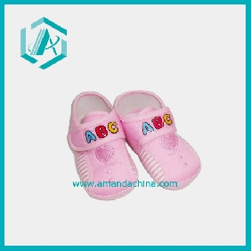 Wholesale Smooth Surface ABC Letter Design Children's Cotton Shoes