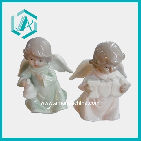 Wholesale Hotselling 14cm Tall Angel Pottery Statue