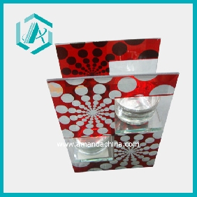 Multifunctional Glass Candlestick in Square Design