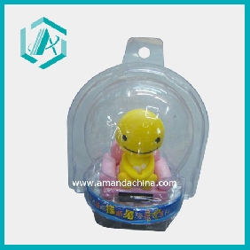 Solar Sucked Type Sunny Doll with a PVC and Paper Box