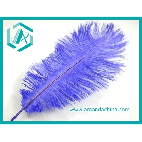 Wholesale Elegant Blue Ostrich Feather for Party Decoration
