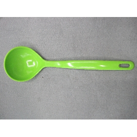 Wholesale Green Clear Punch Melamine Ladle (60g) With A Hole In Handle