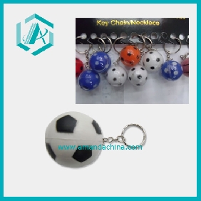 Wholesale Plastic Promotional Gifts of Football Design Keychain