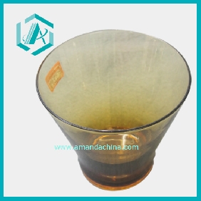 Wholesale 2010 Fashionable Transparent Colored Glass Tumbler