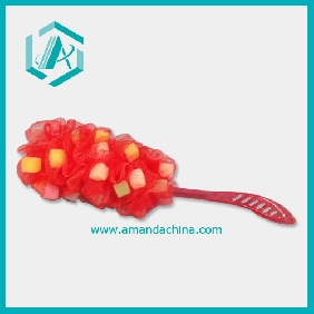 Wholesale Make Your Bath Easy And Comfortable Plastic Handle Spong Brush