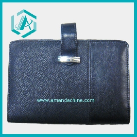 Wholesale Leather Collection, Personal Agenda, Black Agenda with Across