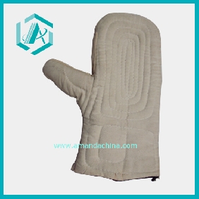 Daily Use White Heat Resistant Flexible Non-slip Microwave Oven Glove