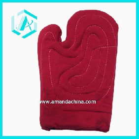 Wholesale Daily Use Red Cotton 27*16cm Microwave Oven Glove
