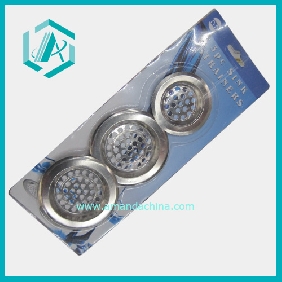 Wholesale Daily Use Round Stainless Iron Dish Drainer Set Diameter 7.5cm, Skinpacking