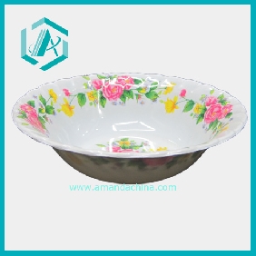Wholesale Multi-use Melamine White Serving Or Domestic Bowl With Pattern Diameter 6 cm