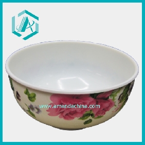 Wholesale Design Stylish Daily Use Melamine White Bowl With Pattern Diameter 6cm