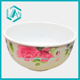 Daily Use Melamine White Bowl With Pattern Diameter 5cm