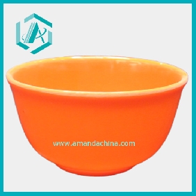 Heavy Glaze Daily Use Melamine Polished Red Bowl  Diameter 5cm