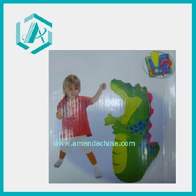 Wholesale Inflatable crocodile toy for kids, various colours available