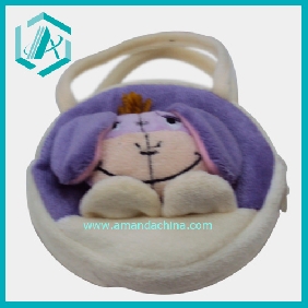 Wholesale Stylish lovely puppy-like handbag, 2 layers 2 zippers