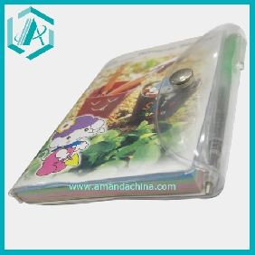 Wholesale Practical Notebook And Pen Set With Funny Cover Dimension 10.5*8 cm For Student