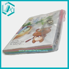 Wholesale Daily Use Notebook And Pen Set With Funny Cover Dimension 10.5*8cm