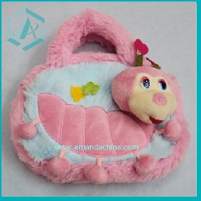 Wholesale Cute and stylish handbag for ladies, carpenterworm sewed on it