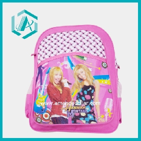 Wholesale Most Popular Lovely Pink Hannah School Bags for Girl Students