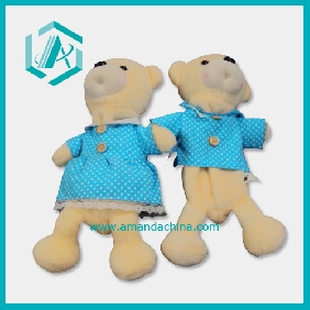 Wholesale Lover Bears Design Stationery Bags For Students Daily Use With Good Texture Plush