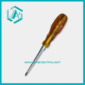 Daily Use Screwdriver 4'' Metal Part With Plastic Handle