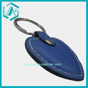 Wholesale Fashionable well-made key ring, blue key chain