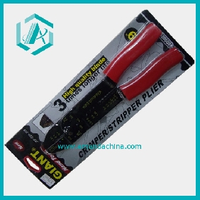Wholesale Steel Wire Stripper With Plastic Red Cover Handle In Paper Board Package