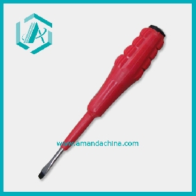Wholesale Daily Use Screwdriver' Metal Part With Plastic Handle, Total Length 22cm