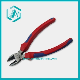 Wholesale 19CM Cutting Pliers, High Carbon Steel With Rubber Red Grips, For Lineman