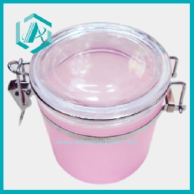 Wholesale 55E2067 10*11cm Plastic And Stainless Steel Seal Pot, 1pc/ OPP Bag, Mixed