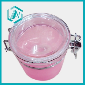 Wholesale 10*11cm PE And Stainless Steel Pink Seal Pot 1pc/ OPP Bag, Mixed