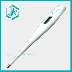 Wholesale White Straight  Electrical Thermometer, 1 Watch Battery, Taking Temperature