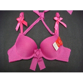 Wholesale Lace+Metal Decoration, Strengthened Sponge, Girl Bra, 3 Sizes 5 Colours