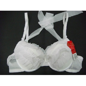 Wholesale Grenadine Super Soft Shell Fabric, Lovely Lace Wrinkle Girl Bra