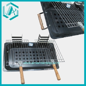 Wholesale New Shallow Roasting and Grill Pan with two stainless iron slices/ grill pans