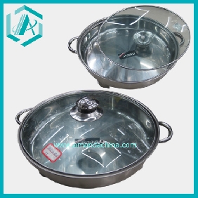 Wholesale Bakeware Non-stick round bake pan with plastic or steel cover