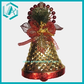 Wholesale 9.8" Golden Bell Used As Ornament On The Christmas Tree