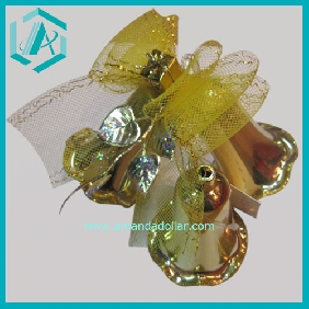 Wholesale Decoration looks like several plastic bells connected as a whloe